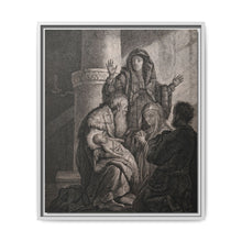Simeon recognises the infant Jesus as saviour. Etching by C.W. Weisbrod after Rembrandt, 1627-8. - NOMADEN ART GALLERY