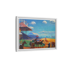 Race Track (1908–1909) vintage painting by William James Glackens