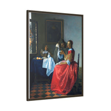 La joven con copa de vino de Johannes Vermeer (ca. 1658-1662)
