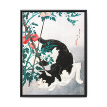 Cat with Tomato Plant (1931) print in high resolution by Hiroaki Takahashi - NOMADEN ART GALLERY