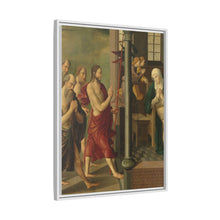 Panel of an Altarpiece with Dispute with the Doctors, on verso is Appearance of Christ to his Mother (c. 1520 - c. 1535) by Master of Alkmaar