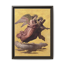 Two angels floating (1865) tempera art by Johann von Schraudolph - NOMADEN ART GALLERY