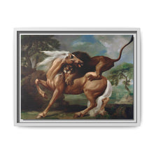 A Lion Attacking a Horse (1762) by George Stubbs. - NOMADEN ART GALLERY