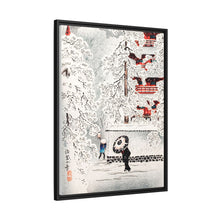 Snow at Asakusa, Yedo, Musashi Province print in high resolution by Hiroaki Takahashi (1871–1945)