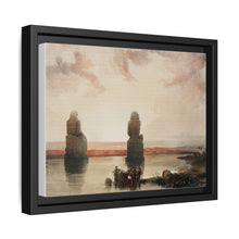 Statues of Memnon at Thebes during the inundation illustration by David Roberts (1796–1864)