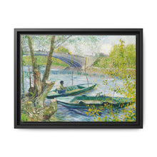 Fishing in Spring, the Pont de Clichy (Asnières) (1887) by Vincent Van Gogh - NOMADEN ART GALLERY