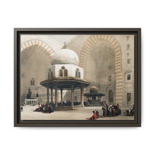 Mosque of Sultan Hassan Cairo illustration by David Roberts (1796–1864) - Framed Wall Art - NOMADEN ART GALLERY
