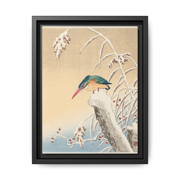 Kingfisher in the snow (1925 - 1936) by Ohara Koson