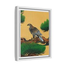 Pine and Eagle, a traditional portrait of a charismatic Japanese eagle by Kano Tanyu (1602-1674)
