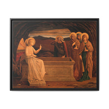 The women at the grave of Christ: anangel tells them that he is risen. Colour lithograph by M. and N. Hanhart after J.E. Goodall after Fra Angelico. - NOMADEN ART GALLERY