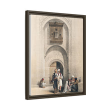 Modern mansion showing the arabesque architecture of Cairo illustration by David Roberts (1796–1864)