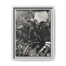 The charge, right detail, second state (1918) print in high resolution by George Wesley Bellows - NOMADEN ART GALLERY