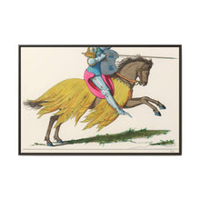 French Knight, 14th Century: Vintage Equestrian Art by Paul Mercuri (1860) - NOMADEN ART GALLERY