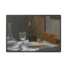 Claude Monet's Still Life with Bottle, Carafe, Bread, and Wine (ca. 1862-1863) - NOMADEN ART GALLERY