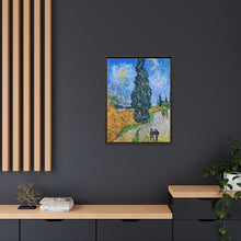 Vincent van Gogh's Road with Cypress and Star (1890) - NOMADEN ART GALLERY
