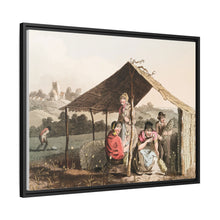 Illustration of teasel field from The Costume of Yorkshire (1814) by George Walker