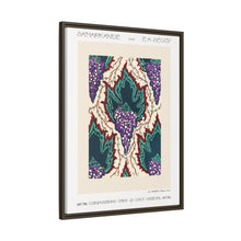 Estampado de pochoir Art Nouveau con estampado de uvas en estilo oriental. Original de nuestra propia edición de 1914 de Samarkande.