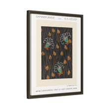 Estampado de pochoir con estampado floral Art Déco de estilo oriental. Original de nuestra edición de Samarkande de 1914.