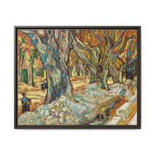The Large Plane Trees (Road Menders at Saint-Rémy) (1889) by Vincent Van Gogh. Original from The Cleveland Museum of Art. - NOMADEN ART GALLERY