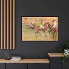 Caballos de carreras (ca. 1885-1888) de Edgar Degas 