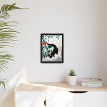 Cat with Tomato Plant (1931) print in high resolution by Hiroaki Takahashi