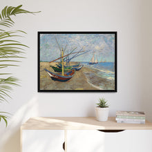 Vincent van Gogh's Fishing Boats on the Beach at Saintes-Maries (1888) - NOMADEN ART GALLERY