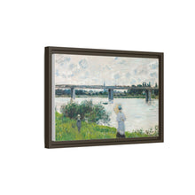 Claude Monet's The Promenade with the Railroad Bridge, Argenteuil (1874) - NOMADEN ART GALLERY