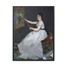 Porträt der Eva Gonzalés im Atelier Manets (1870) by Edouard Manet - NOMADEN ART GALLERY