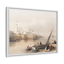 View on the Nile ferry to Gizeh illustration by David Roberts (1796–1864) - Decorative Wall Art