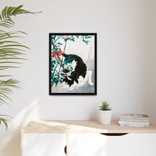 Cat with Tomato Plant (1931) print in high resolution by Hiroaki Takahashi