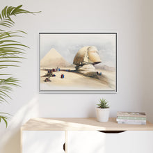 The Great Sphinx Pyramids of Gezeeh illustration bby David Roberts (1796–1864)
