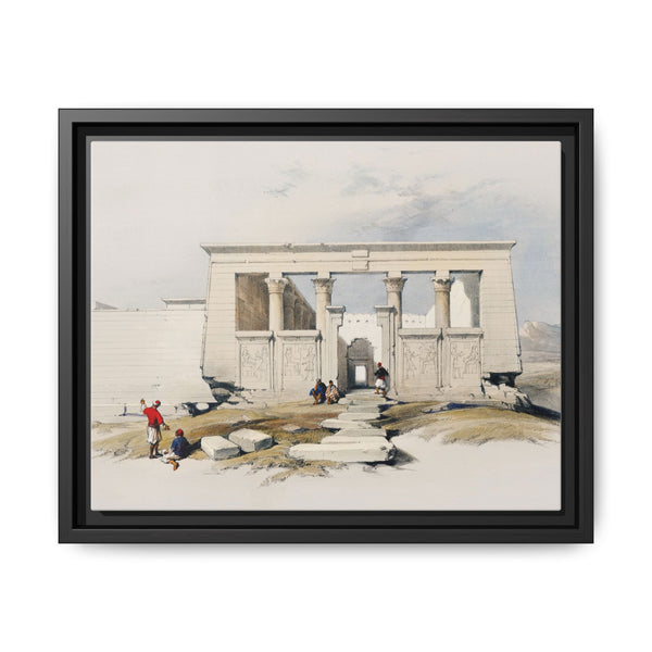 Temple at Wady Dabod (Wadi Dabud) Nubia illustration by David Roberts (1796–1864) - NOMADEN ART GALLERY