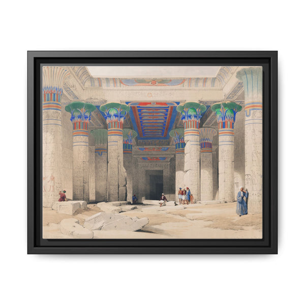 Grand Portico of the Temple of Philae Nubia illustration by David Roberts (1796–1864) - NOMADEN ART GALLERY