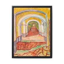 Corridor in the Asylum (1889) by Vincent Van Gogh - NOMADEN ART GALLERY