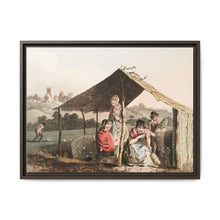 Illustration of teasel field from The Costume of Yorkshire (1814) by George Walker - NOMADEN ART GALLERY