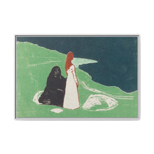 Two Women on the Shore (1898) by Edvard Munch - NOMADEN ART GALLERY