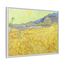 Van Gogh's Wheatfield with a reaper (1889) - NOMADEN ART GALLERY