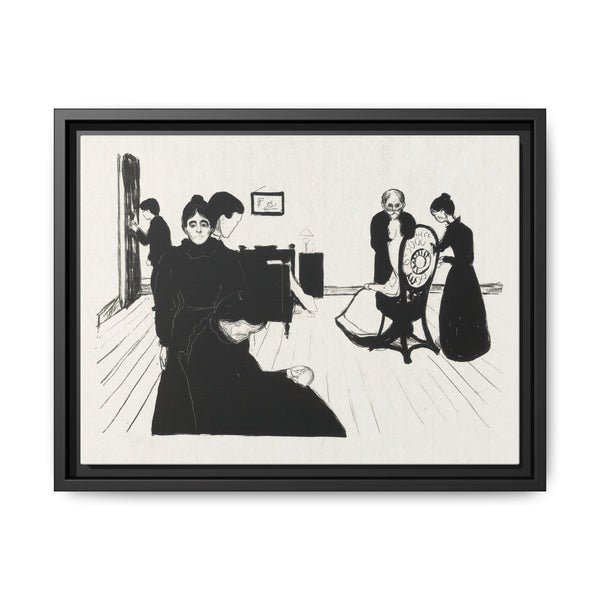 Death in the Sickroom (1896) by Edvard Munch - NOMADEN ART GALLERY