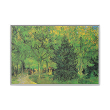 Vincent van Gogh's Path in the Park of Arles with Walkers (1888) - NOMADEN ART GALLERY