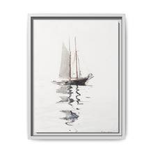 Two–masted Schooner with Dory (1894) by Winslow Homer - NOMADEN ART GALLERY