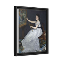 Porträt der Eva Gonzalés im Atelier Manets (1870) by Edouard Manet - NOMADEN ART GALLERY