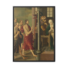 Panel of an Altarpiece with Dispute with the Doctors, on verso is Appearance of Christ to his Mother (c. 1520 - c. 1535) by Master of Alkmaar - NOMADEN ART GALLERY