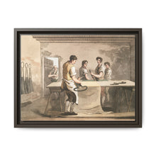 Illustration of the cloth dresser from The Costume of Yorkshire (1814) by George Walker - NOMADEN ART GALLERY