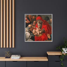 The circumcision of Christ. Oil painting after Hendrik Goltzius