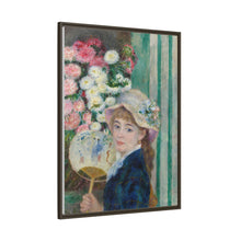 Mujer con abanico (c. 1879) de Pierre Auguste Renoir