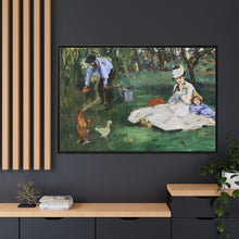La familia Monet en su jardín de Argenteuil (1874) de Édouard Manet 