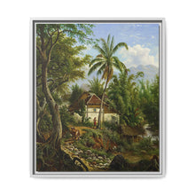 Landschap in Nederlands-Indie (1858 - 1900) by Maurits E H R van den Kerkhoff. - NOMADEN ART GALLERY