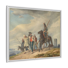 Three Armed Riders Escorting Prisoners near Reims (1825) by Peter von Hess