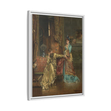 The Visit (c. 1870) by Alfred Stevens: A Glimpse into 19th-Century Elegance