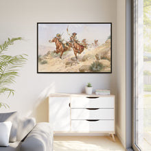 Apache Indians on Horseback by Herman Wendelborg Hansen